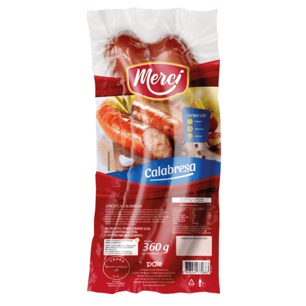 Ling Calabresa 360g Merci 56x360g